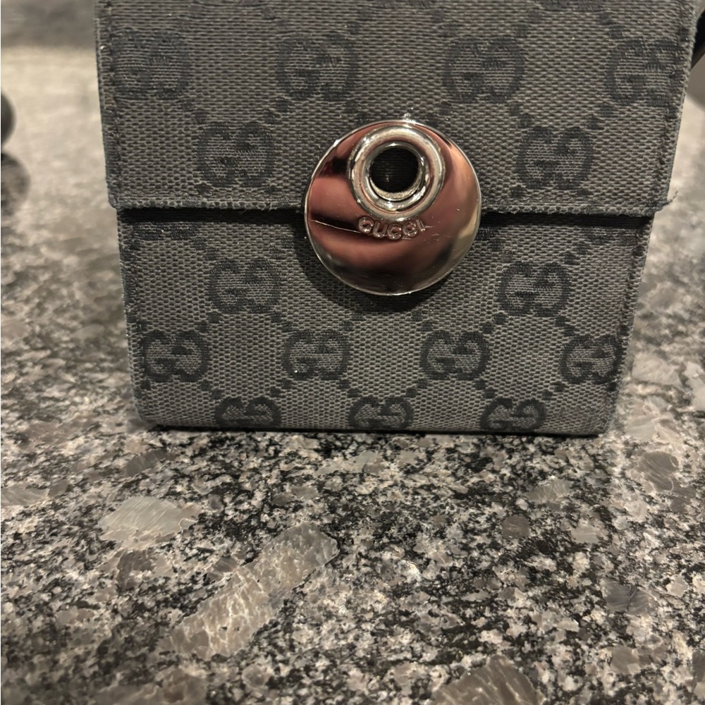 Gucci Eclipse Gg Canvas Compact Wallet - image 1